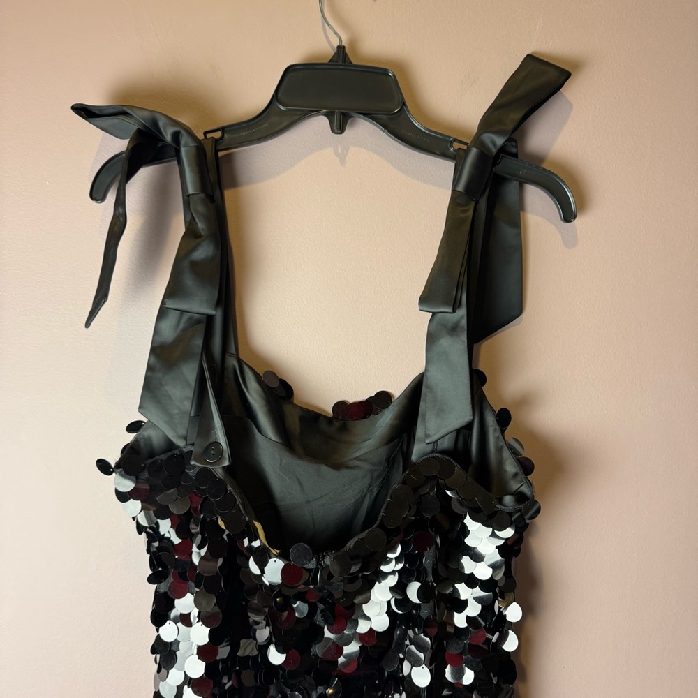 NWT Tuckernuck Jet Black Sequin Roxy Dress - Picture 5 of 9